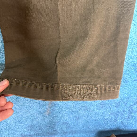 J Brand Men’s Straight Leg Pants Size 36x34 Olive Green Khaki Cotton - Picture 11 of 16